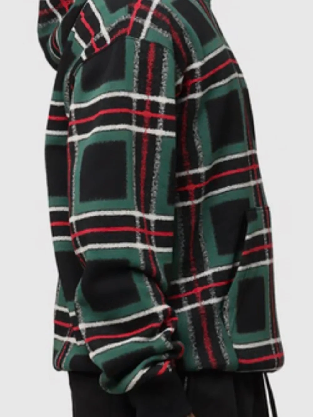 Jordan Essentials Plaid Holiday Fleece Pullover Hoodie Men’s Sz XL NEW!